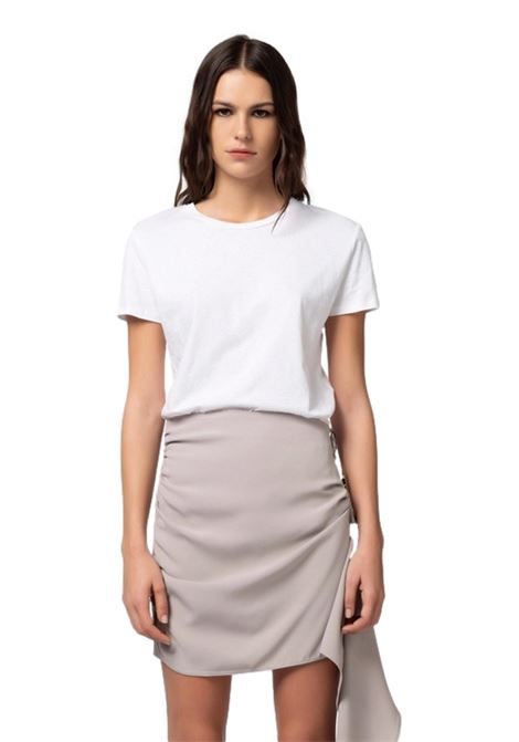 Jersey T-shirt with rhinestone logo ELISABETTA FRANCHI | sweaters | MA02641E2270